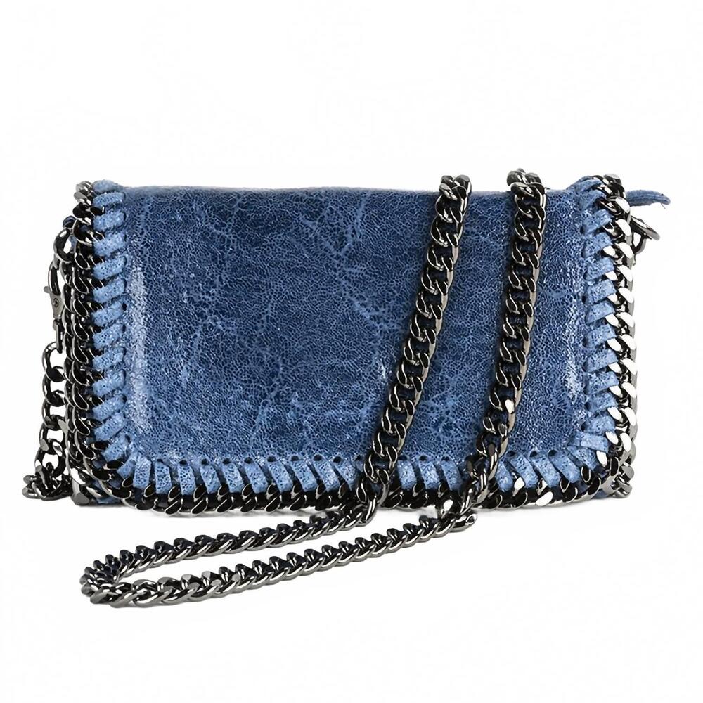 NEW GERMAN FUENTES eliza clutch in blue